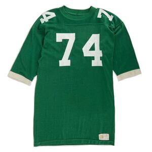 60s Russell green football jersey 1960s vintage